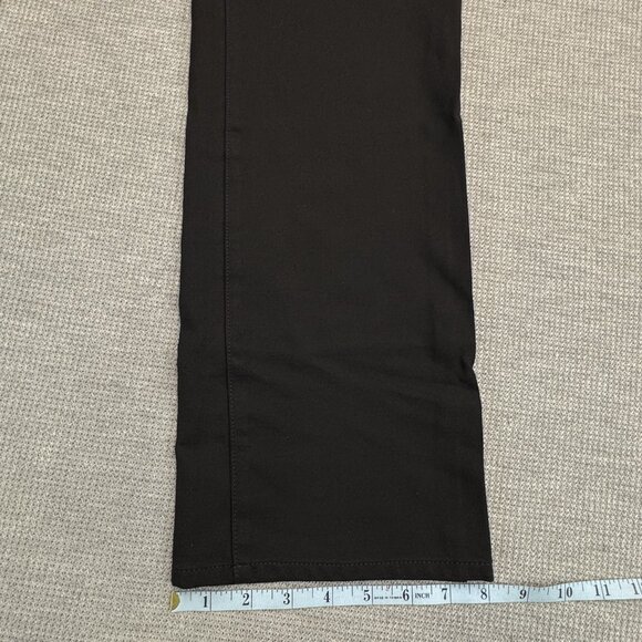 NYDJ Womens Marilyn Straight Black Trouser Size 12P Lift Tuck Technology Stretch - Picture 13 of 15